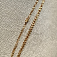 1977 Very Special Graduated Double Link Necklace in 18k gold - 17 inch length