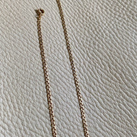 Vintage Double-link necklace - Made in Sweden - Solid 18k gold - 19.25” length