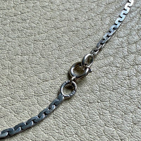 Exquisite! Vintage 18k White Gold Virola Chain Necklace - 19.3 inch length