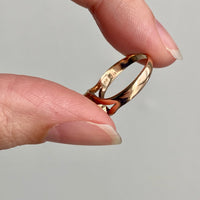 Vintage Danish 14k gold ring by Nina Holst 1957-1967 - Size 6