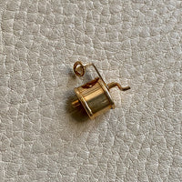 Vintage 14k gold articulated pencil sharpener - charm or pendant