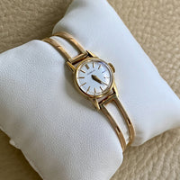 Vintage Ladies Gubelin Watch in 18k gold with bracelet band by Rey Urban 1960 - Size 6.25 inch