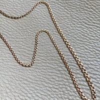 Vintage Double-link necklace - Made in Sweden - Solid 18k gold - 19.25” length