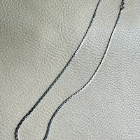 Exquisite! Vintage 18k White Gold Virola Chain Necklace - 19.3 inch length