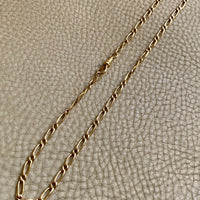 Antique Watch Chain Necklace in 18k gold - 17.75 inch length