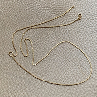 Vintage UnoAErre Italian S-link Chain necklace in 18k Gold- 24.5 Inch Length