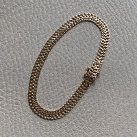 Italian Classic UnoAErre Herringbone Link Bracelet in 18k gold - 7.25 inch length