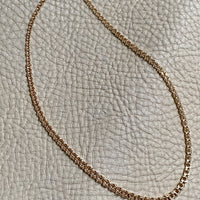 Vintage Double-link necklace - Solid 18k gold - Made in Kungsör, Sweden - 17.3 inch length