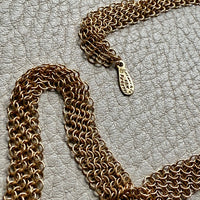 Tiffany and Co. 18k Gold Mesh Necklace by Elsa Peretti - 21 inch length approximately