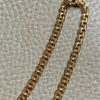 1977 Very Special Graduated Double Link Necklace in 18k gold - 17 inch length