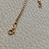 Chunky Box Link Necklace in 18k Gold - 17.25 inch length