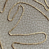 Vintage UnoAErre Italian S-link Chain necklace in 18k Gold- 24.5 Inch Length