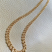 1977 Very Special Graduated Double Link Necklace in 18k gold - 17 inch length