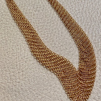 Tiffany and Co. 18k Gold Mesh Necklace by Elsa Peretti - 21 inch length approximately