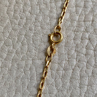 Vintage Italian UnoAErre Biker link chain in 18k gold - 21.5 inch length