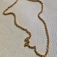 Excellent! Biker Link Chain in 14k Gold - Danish Vintage by Jannik Lilleriis Andersen - 20 inch length