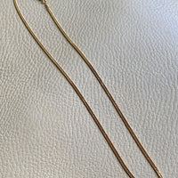 VERY FINE! Late 1970s era Balestra 18k gold special tight curb chain necklace - 20 inch length