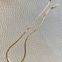 Vintage Omega Link Necklace in 18k Gold- Made in Trissino Italy, 1960s/1970s era - 16.5 inch length