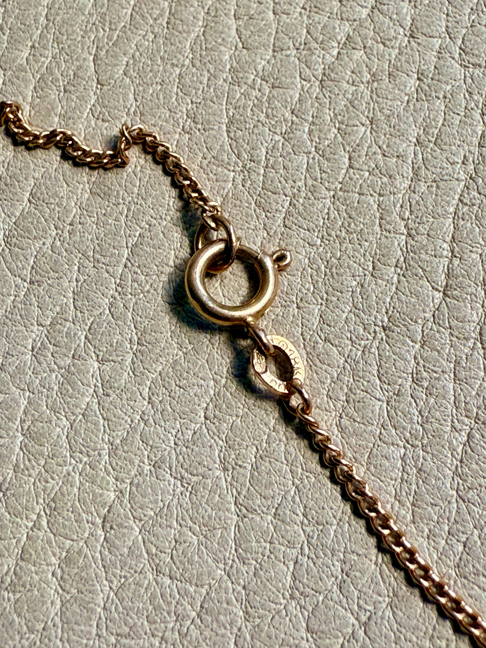 Vintage Swedish 18k gold curb link necklace - 24.5 inch length