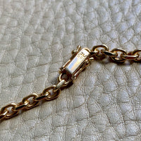 Excellent! Biker Link Chain in 14k Gold - Danish Vintage by Jannik Lilleriis Andersen - 20 inch length