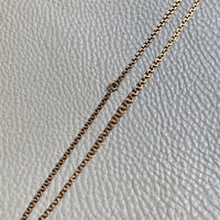 1964 Swedish 18k Gold necklace - Graduated double link chain necklace - 17.5 inch length