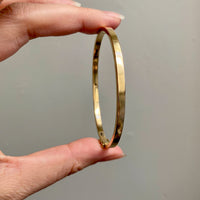 1958 Modernist Swedish 18k Gold Hinged Bangle with Pearls - by Stigbert - 7 inch interior circumference