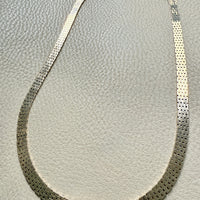 STUNNING! 14k Gold Cleopatra Link Necklace - Vintage Danish Signed - 20.4 inch length