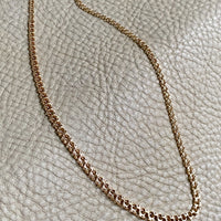 Vintage Double-link necklace - Solid 18k gold - Made in Kungsör, Sweden - 17.3 inch length