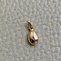 18k gold realistic coffee bean pendant or charm