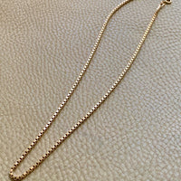 Chunky Box Link Necklace in 18k Gold - 17.25 inch length