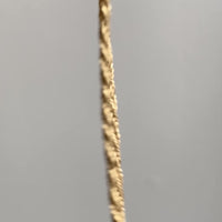 18k Gold Vintage Foxtail(!) Spiral Link chain necklace - 18.5 inch length