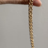 Excellent! Biker Link Chain in 14k Gold - Danish Vintage by Jannik Lilleriis Andersen - 20 inch length